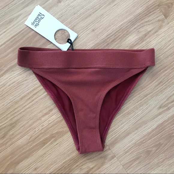 NWT Charlie Holiday High Cut Bikini Bottoms - Picture 3 of 5